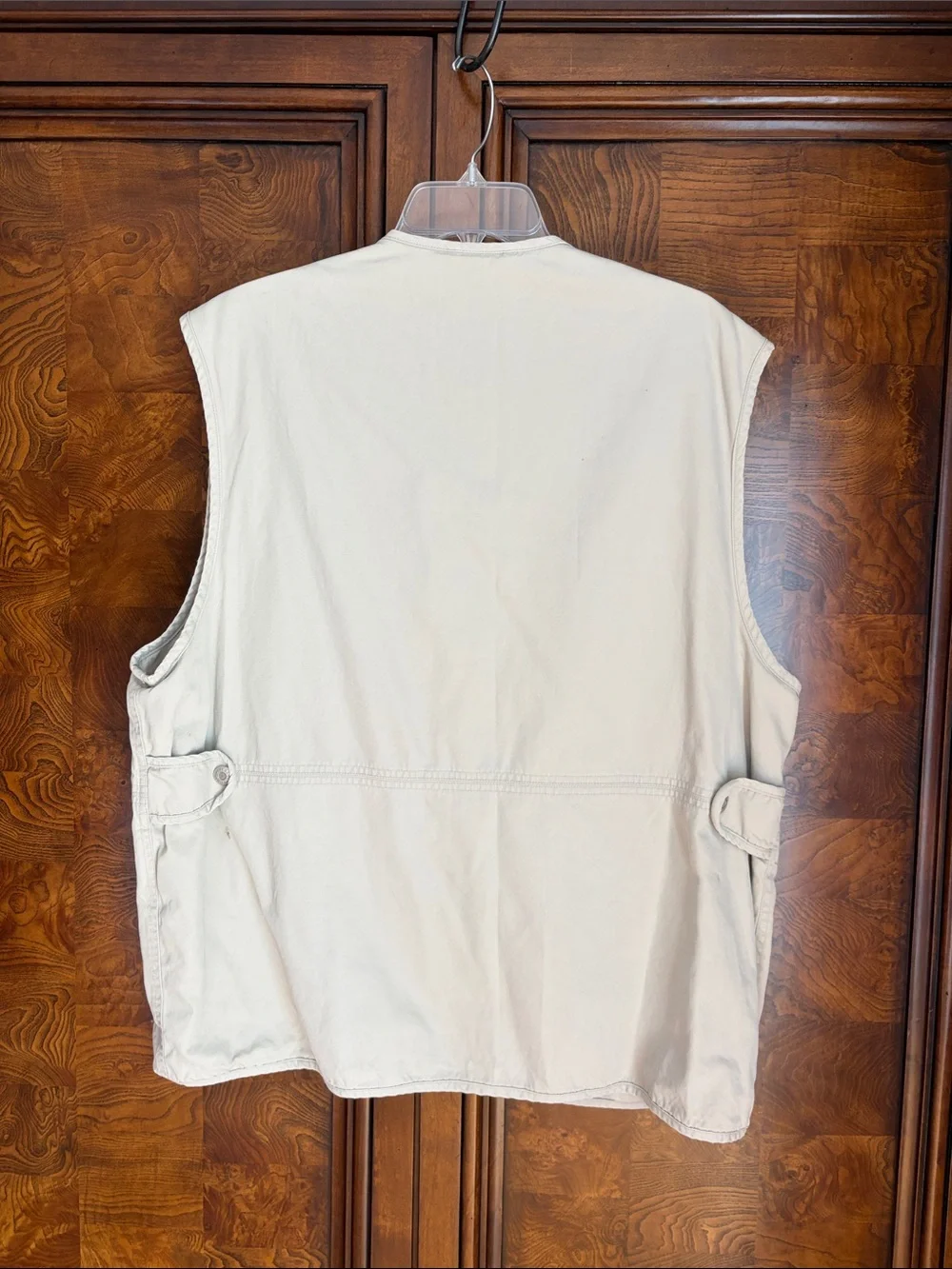 Title: Vintage Banana Republic Safari Travel Photojournalist Vest Size L